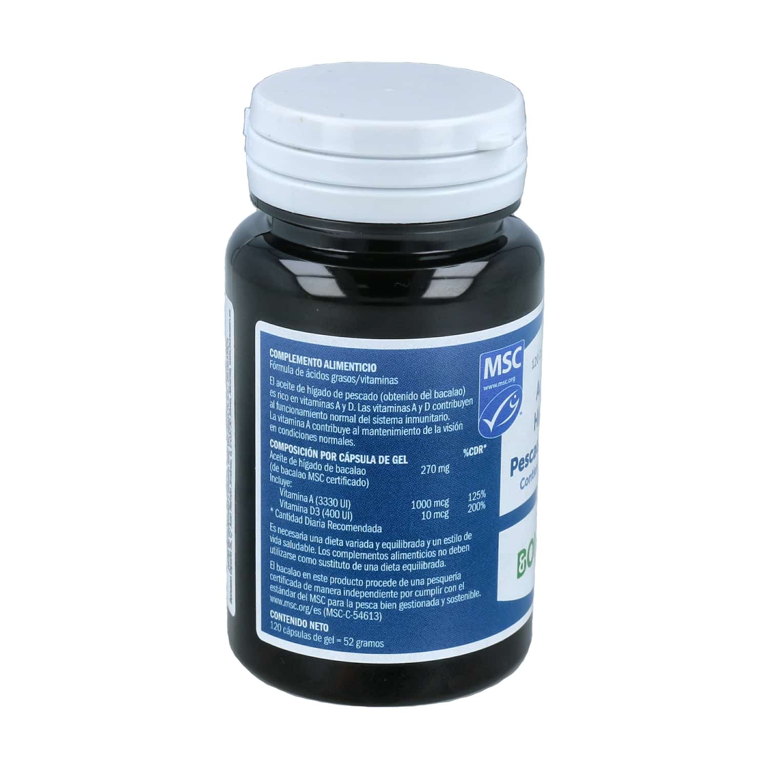Aceite de higado de pescado forte msc composicion