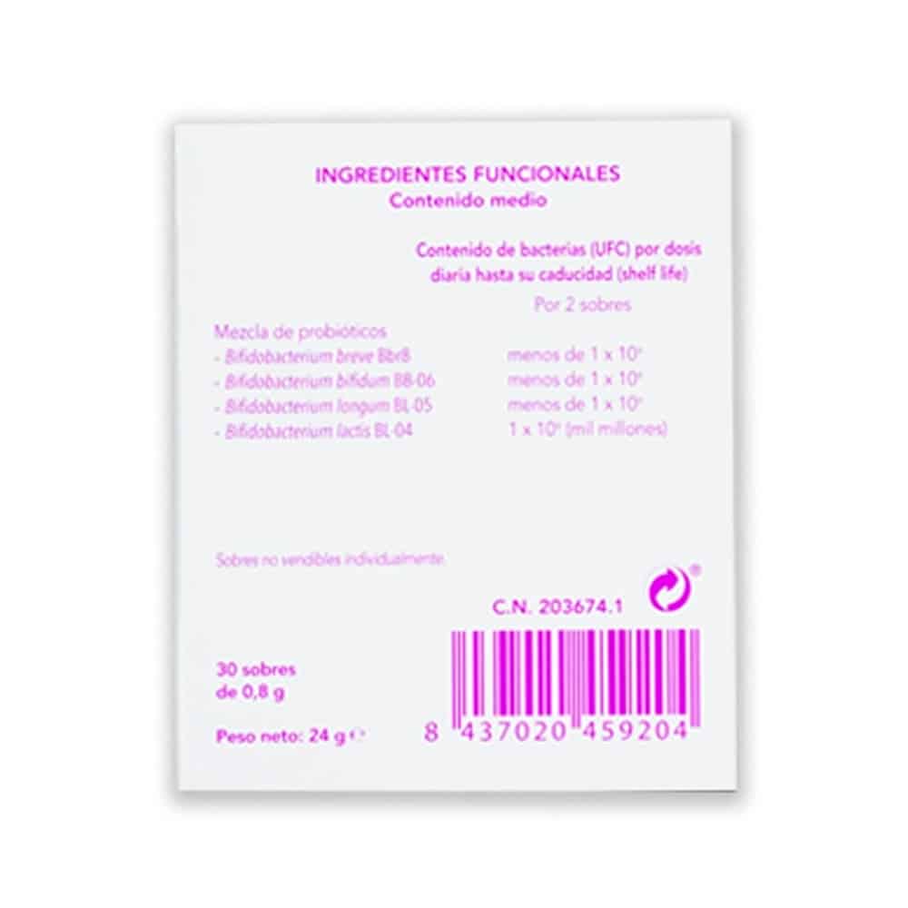 Bifiselle-30-sobres-ingredientes-bromatech