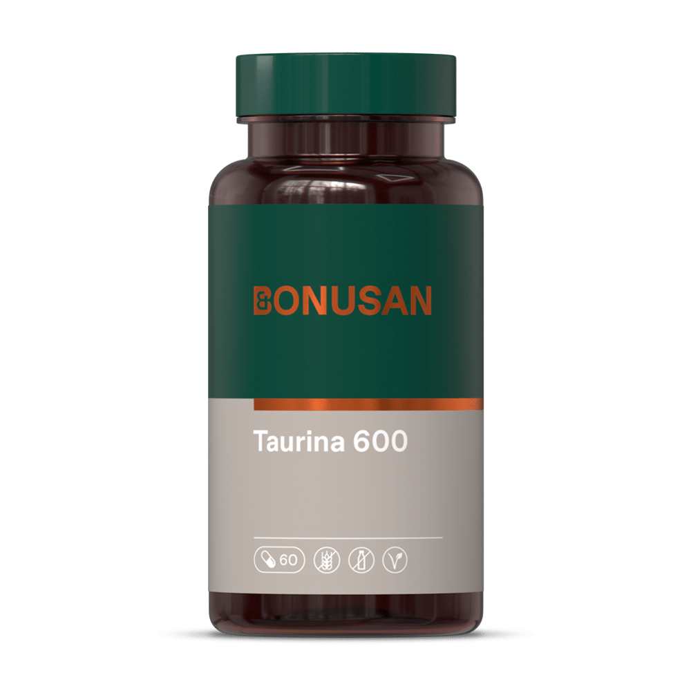 Taurina 600 mg. 60 cáps. de Bonusan