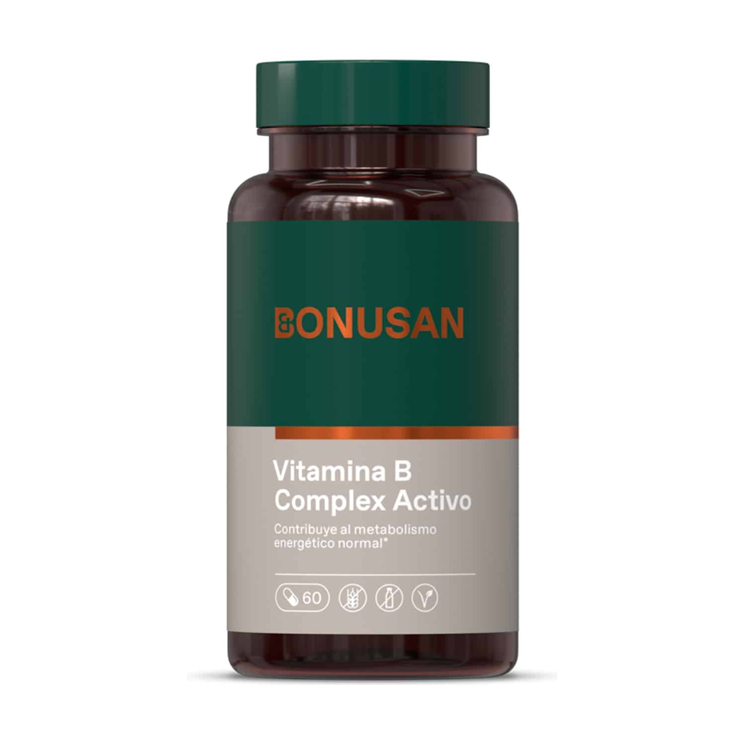Vitamina B Complex activo 60 cáps. de Bonusan