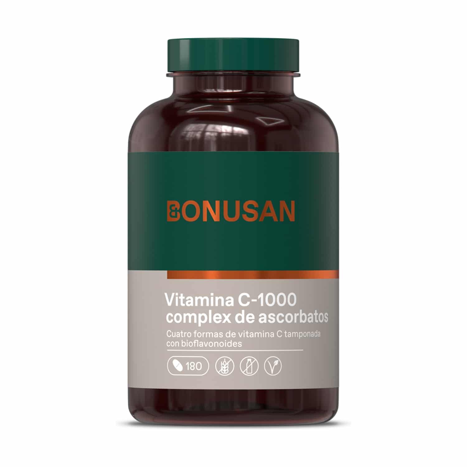 Vitamina C-1000 complex de ascorbatos 180 comp. de Bonusan