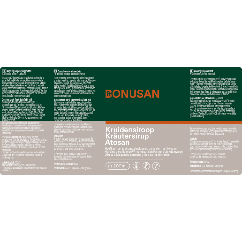 Atosan 200 ml. de Bonusan_Etiqueta