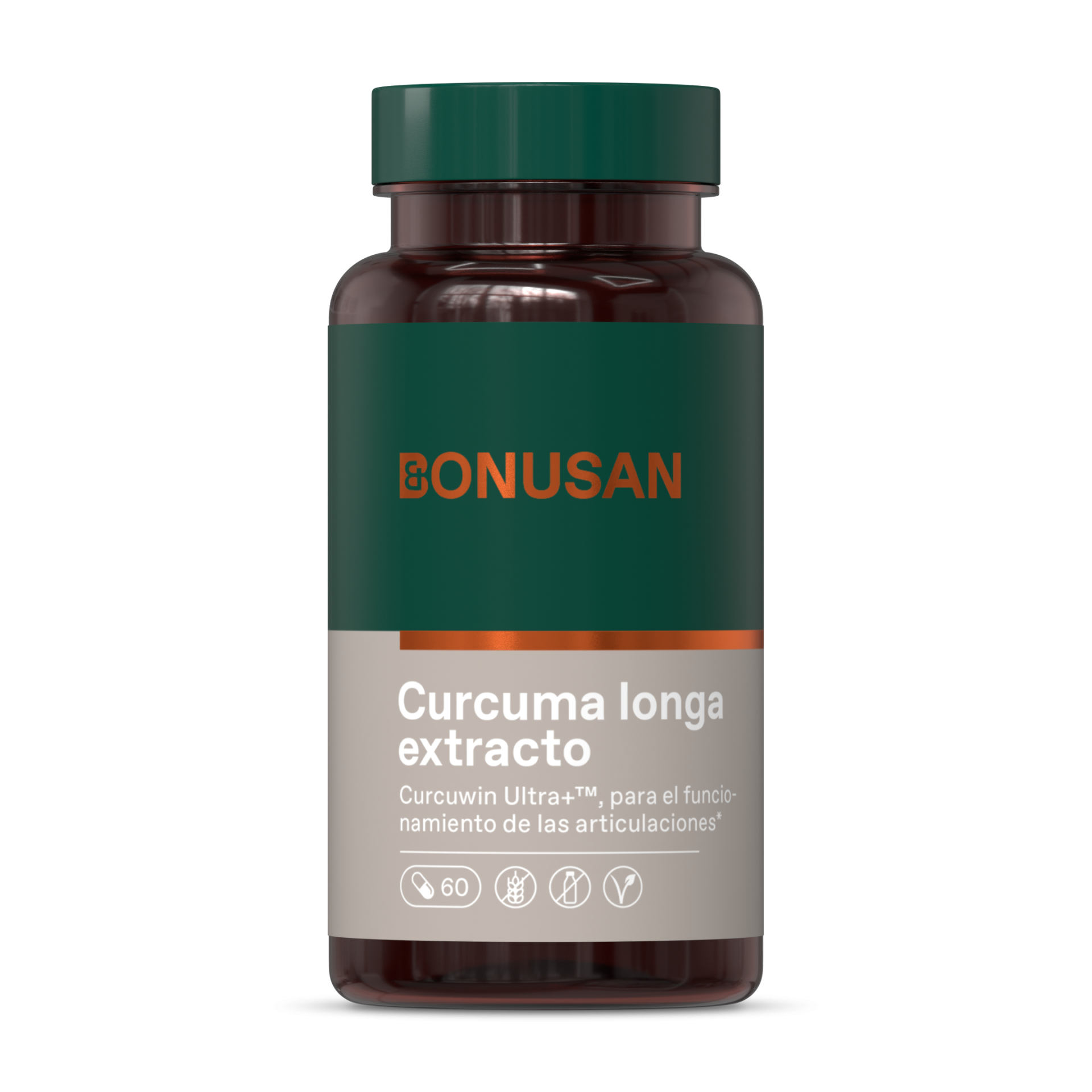 Curcuma longa extracto 60 cáps. de Bonusan