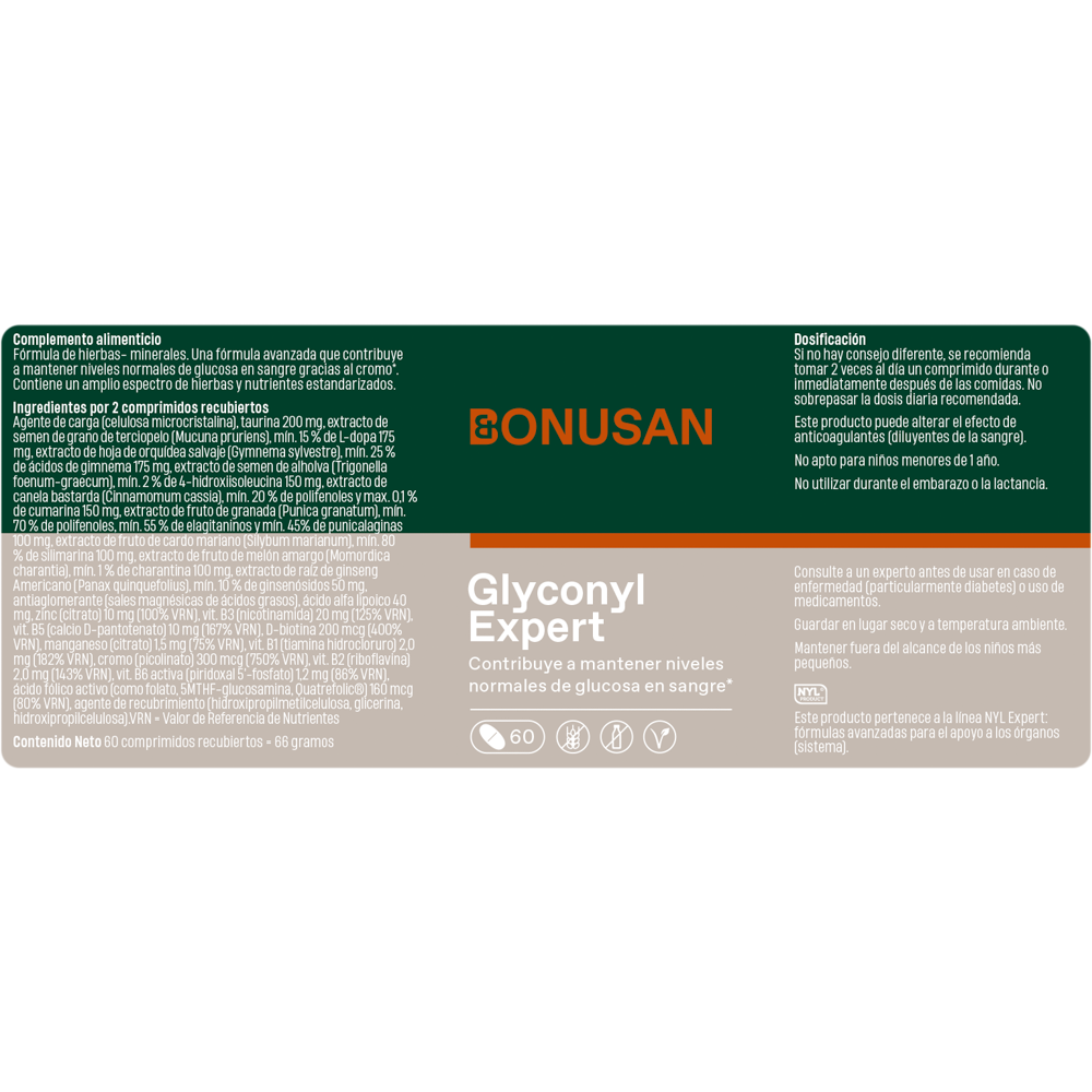Glyconyl Expert 60 comp. de Bonusan_Etiqueta