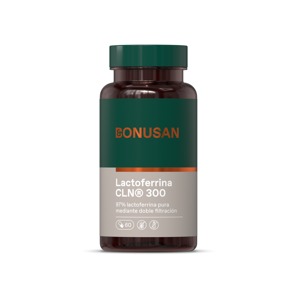 Lactoferrina CLN® 300 mg. 60 cáps. de Bonusan