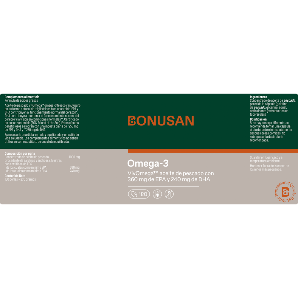 Omega-3 180 perlas de Bonusan_etiqueta