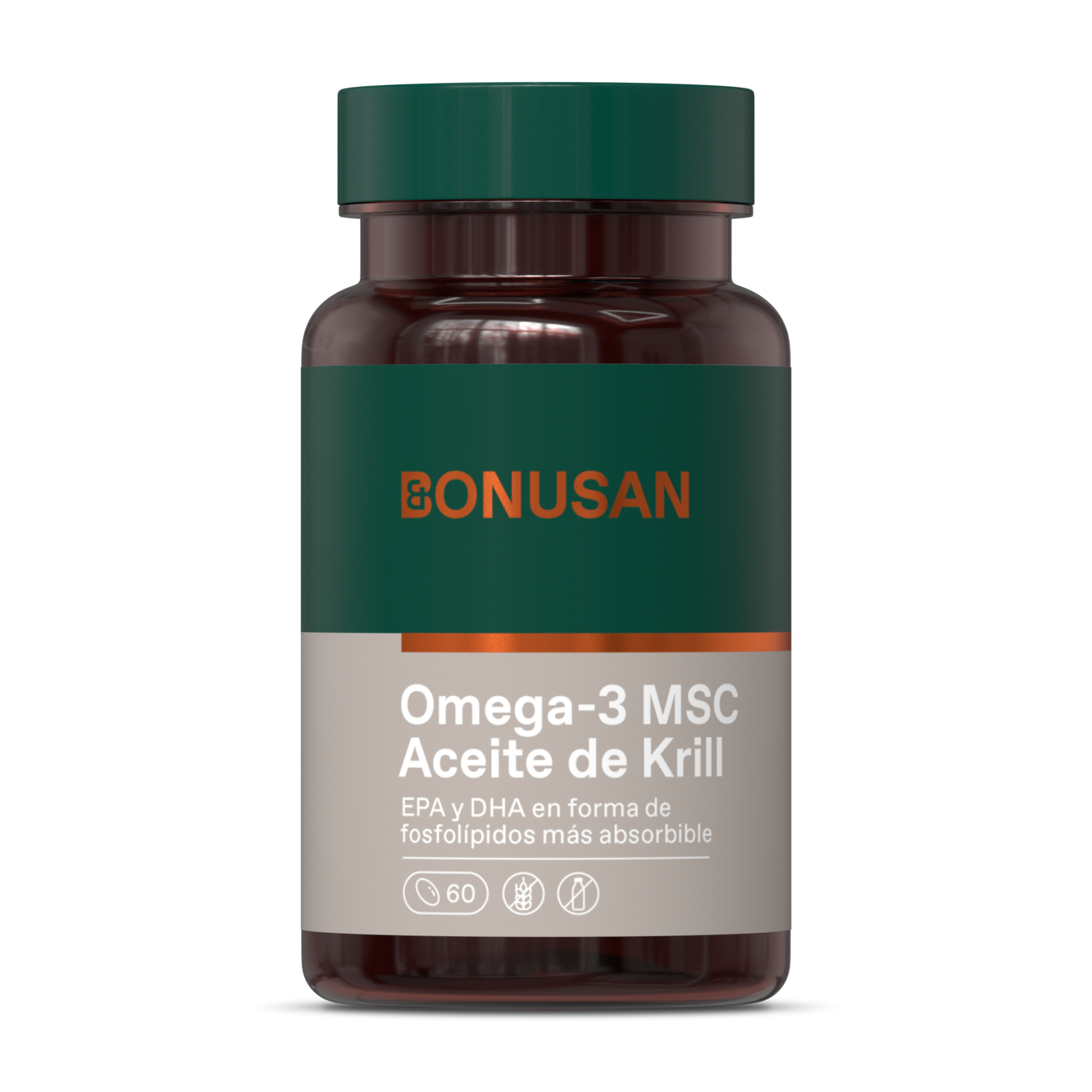 Omega-3 MSC Aceite de Krill 60 perlas de Bonusan
