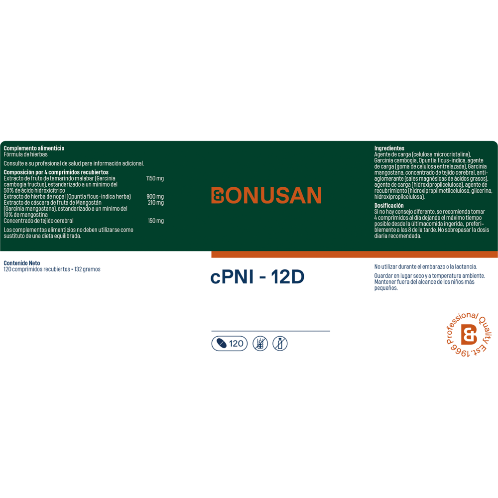 cPNI – 12D 120 comp. de Bonusan_Etiqueta