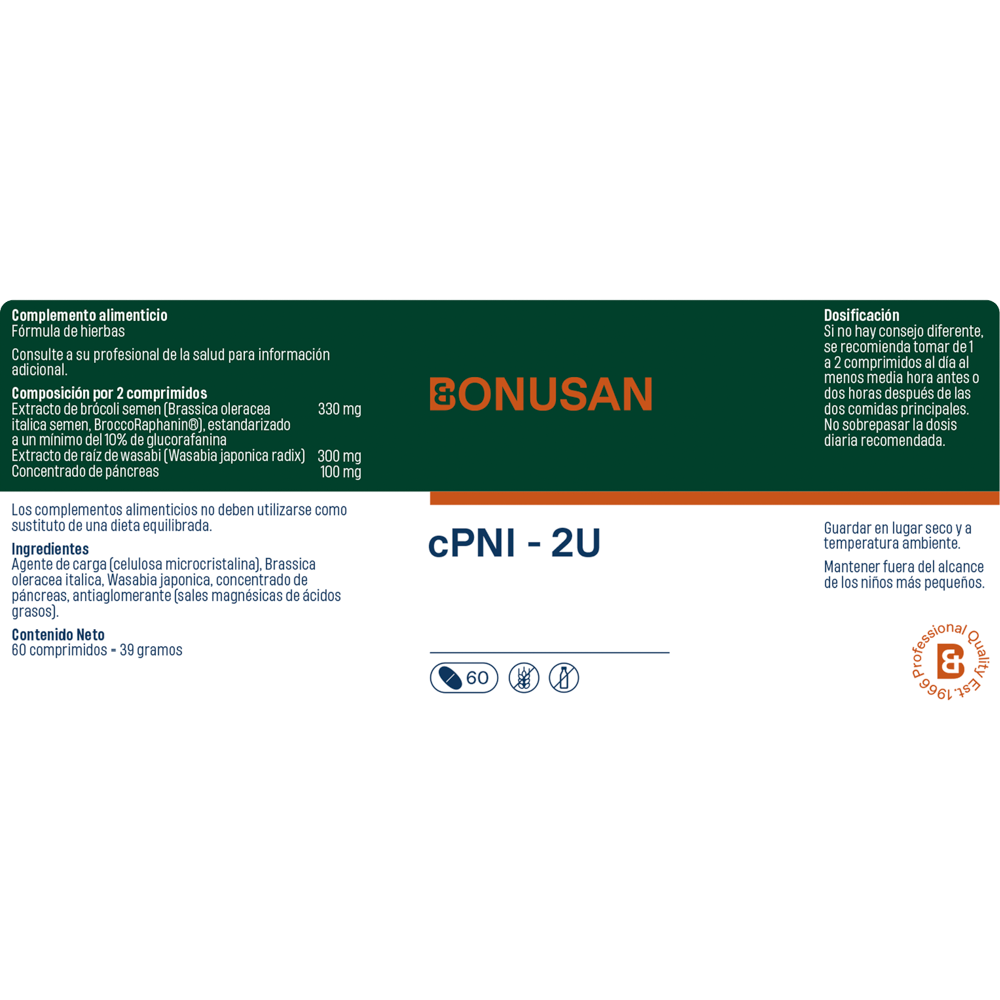 cPNI – 2U 60 comp. de Bonusan_Etiqueta