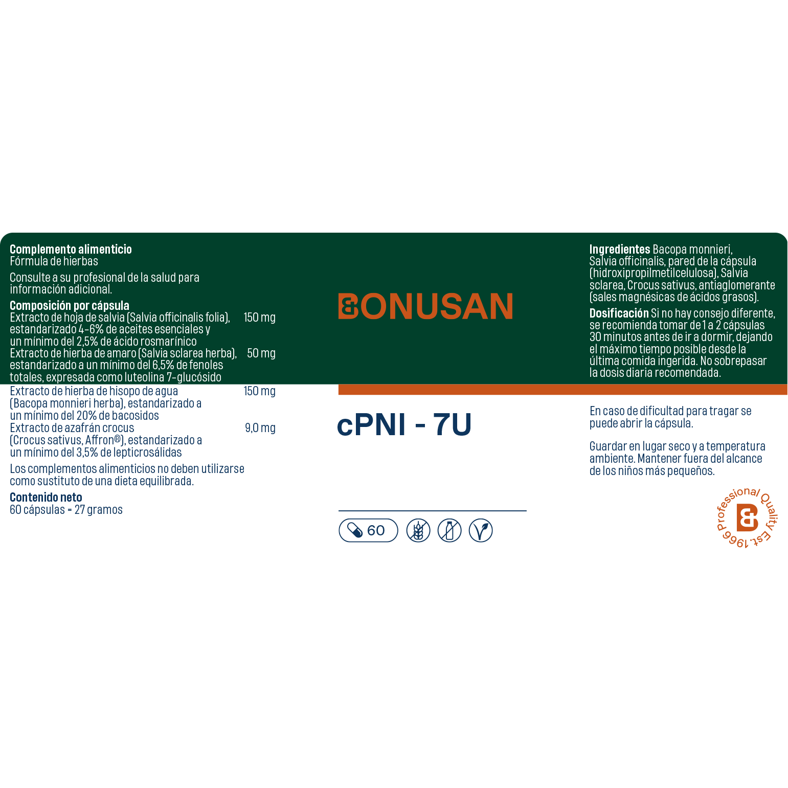 cPNI – 7U 60 cáps. de Bonusan_Etiqueta