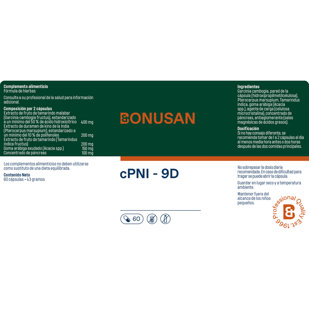 cPNI – 9D 60 cáps. de Bonusan_Etiqueta